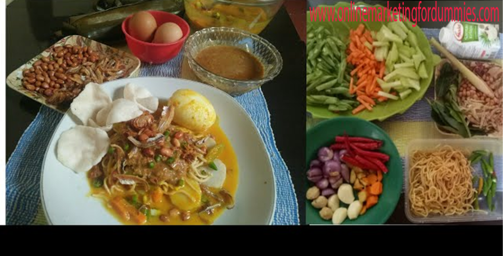 Lontong Bengkalis Paduan Seru