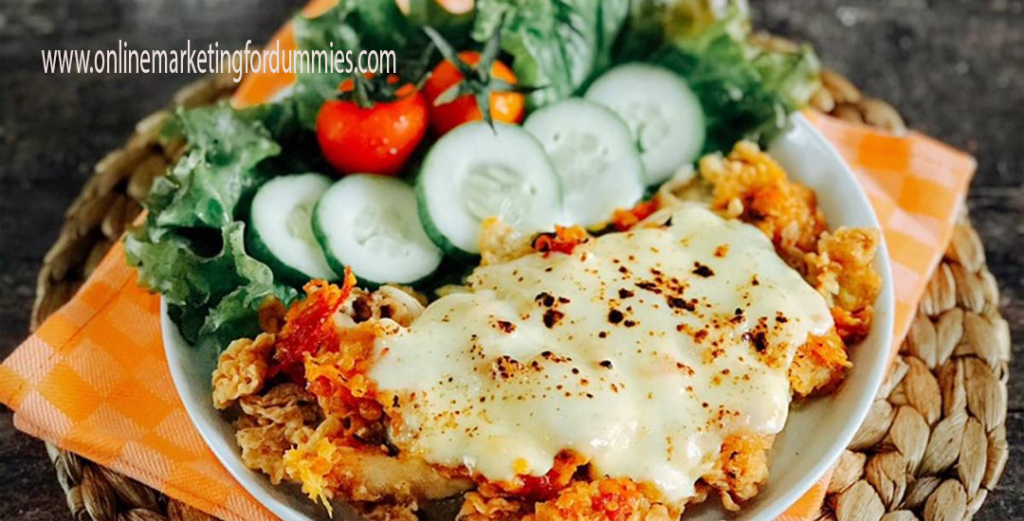 Ayam Geprek Mozzarella Perpaduan